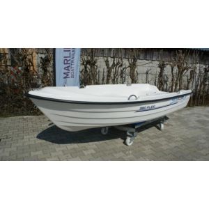 Komplettangebot Searider 380 Flexi Motorboot Freizeitboot inkl. Bootstrailer und Außenborder / Searider Marlin Mercury